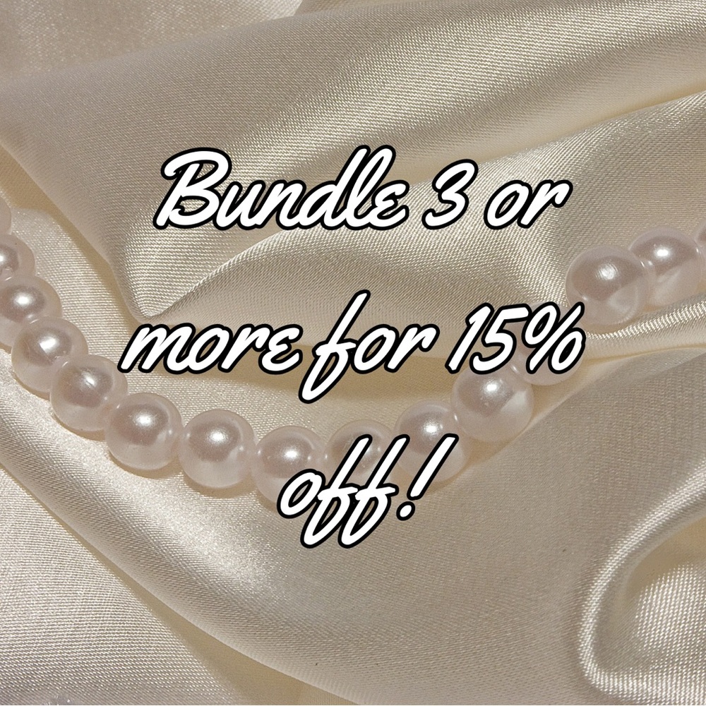 Bundle 3+ for 15% off